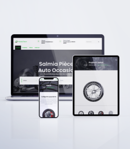 Salmia Pièces website – HE SOLUTIONS portfolio
